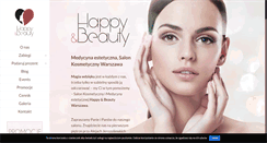 Desktop Screenshot of happy-beauty.pl