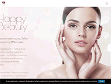 Tablet Screenshot of happy-beauty.pl